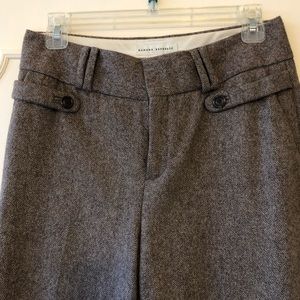 BR High Waist, Wide Leg Trouser w/ Pocket Detail